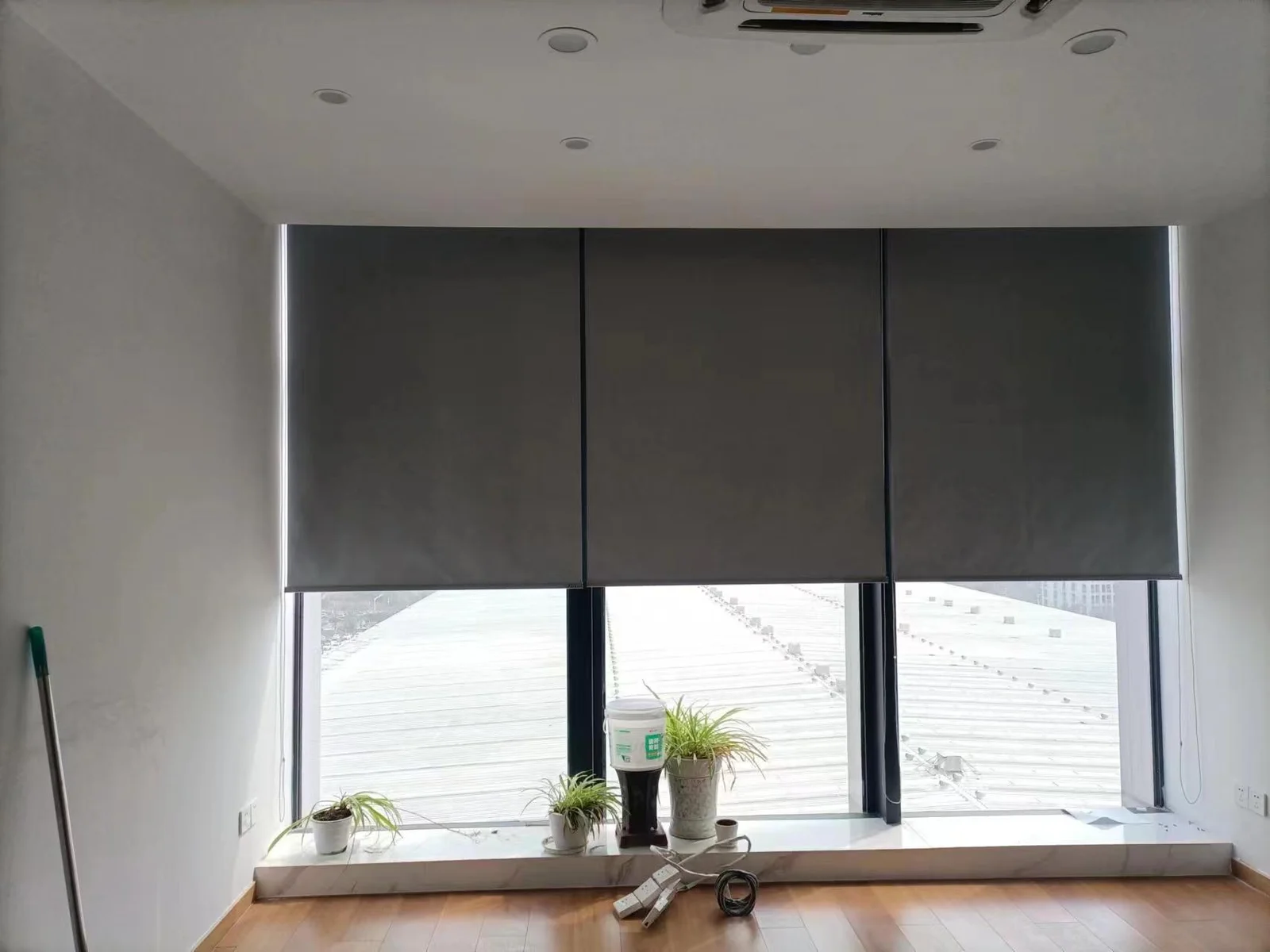 modern window blinds, showcasing energy-efficient shading solutions