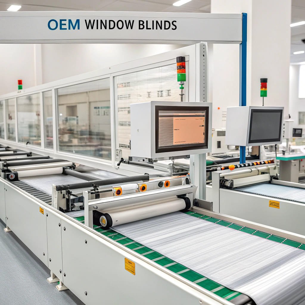 OEM window blinds manufacturing technology with integrated digital controls