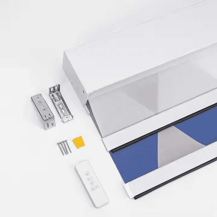 Smart blind installation hardware and remote control kit