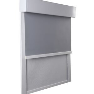 Manual Double Layered Roller Blinds with Side Channels