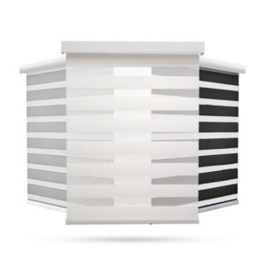 No Drill Manual Zebra Blinds